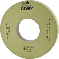 Camel Grinding Wheels - 20" Diam x 8" Hole x 3" Wide Centerless & Cylindrical Grinding Wheel - 80 Grit, Aluminum Oxide, Type 1, Vitrified Bond, No Recess - Makers Industrial Supply