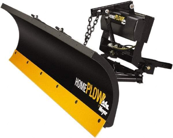 Meyer Products - 80" x 48" Personal Electric Snow Plow - Wireless/Wired Control, Auto-Angle, For Class 3, 2" Front Receiver Hitches - Makers Industrial Supply