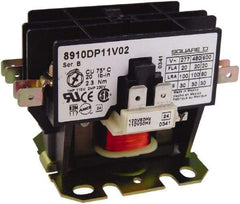 Square D - 2 Pole, 20 Amp Inductive Load, Definite Purpose Contactor - 30 Amp Resistive Rating - Makers Industrial Supply