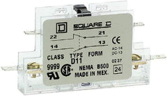 Square D - 5 Amp, Contactor Auxiliary Contact Kit - Makers Industrial Supply