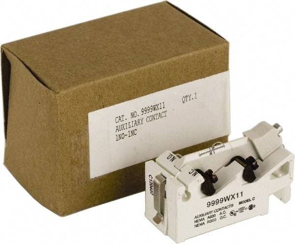 Square D - Contactor Auxiliary Contact - For Use with Class 8502 Type WF/WG/WH Contactor - Makers Industrial Supply