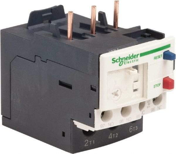 Schneider Electric - 3 Pole, NEMA Size 00-1, 2.5 to 4 Amp, 690 VAC, Thermal NEMA Overload Relay - Trip Class 20, For Use with LC1D09, LC1D12, LC1D18, LC1D25, LC1D32 and LC1D38 - Makers Industrial Supply