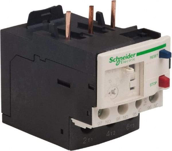 Schneider Electric - 3 Pole, NEMA Size 0-1, 12 to 18 Amp, 690 VAC, Thermal NEMA Overload Relay - Trip Class 20, For Use with LC1D18, LC1D25, LC1D32 and LC1D38 - Makers Industrial Supply