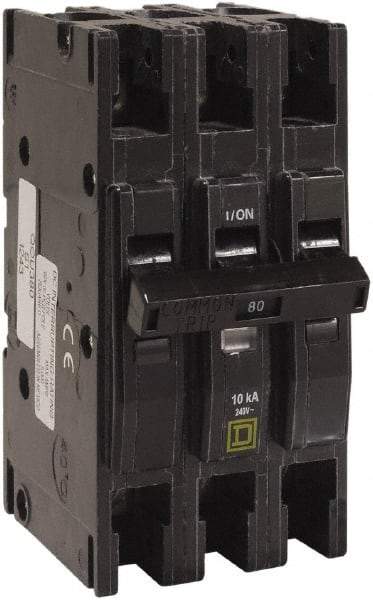 Square D - 100 Amp, 240 VAC, 3 Pole, Panel Mount Miniature Circuit Breaker - 12-2/0 AWG - Makers Industrial Supply