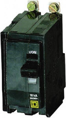 Square D - 15 Amp, 240 VAC, 2 Pole, Bolt On Miniature Circuit Breaker - 14-8 AWG - Makers Industrial Supply