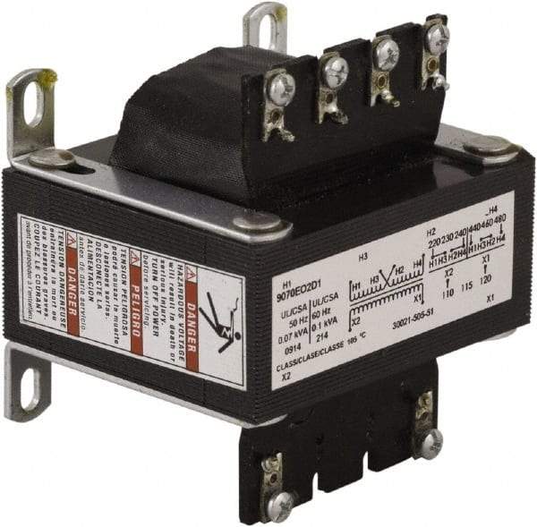 Square D - 1 Phase, 500 VA, Control Transformer - Makers Industrial Supply