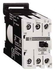 Schneider Electric - 2NO, 24 VDC Control Relay - DIN Rail Mount - Makers Industrial Supply