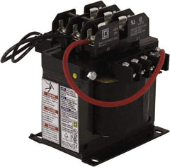 Square D - 350 VA, Top Mount Fuse Block Control Transformer - 5.09 Inch Deep - Makers Industrial Supply