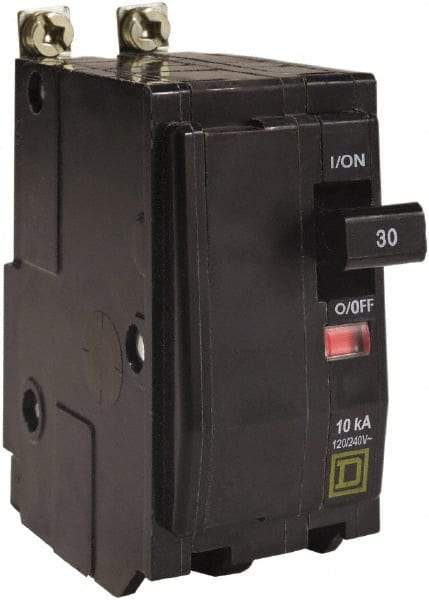 Square D - 25 Amp, 240 VAC, 2 Pole, Bolt On Miniature Circuit Breaker - 14-8 AWG - Makers Industrial Supply