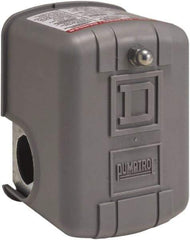 Square D - 1 and 3R NEMA Rated, 5 to 10 psi, Electromechanical Pressure and Level Switch - Fixed Pressure, 230 VAC, L1-T1, L2-T2 Terminal, For Use with Square D Pumptrol - Makers Industrial Supply