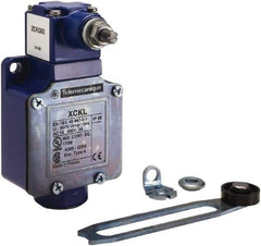 Telemecanique Sensors - SPDT, NC/NO, 300 VAC, 300 VDC, Screw Terminal, Roller Lever Actuator, General Purpose Limit Switch - 1, 2, 3, 4, 12 NEMA Rating, IP66 IPR Rating, Reversible Mount - Makers Industrial Supply