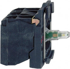 Schneider Electric - 24 V White Lens LED Indicating Light - Screw Clamp Connector, Vibration Resistant - Makers Industrial Supply