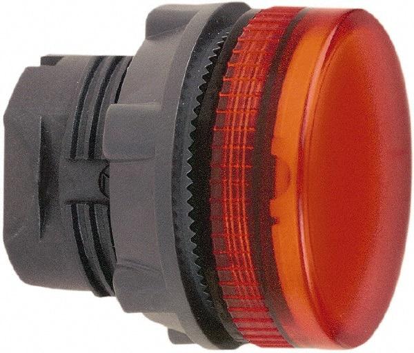 Schneider Electric - Round Pilot and Indicator Light Lens - Red - Makers Industrial Supply