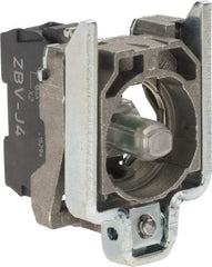 Schneider Electric - 12 VAC/VDC at 50/60 Hz Red Lens LED Indicating Light - Screw Connector, Electromagnetic Field Resistant, Electrostatic Discharge Resistant, Shock Resistant, Vibration Resistant - Makers Industrial Supply