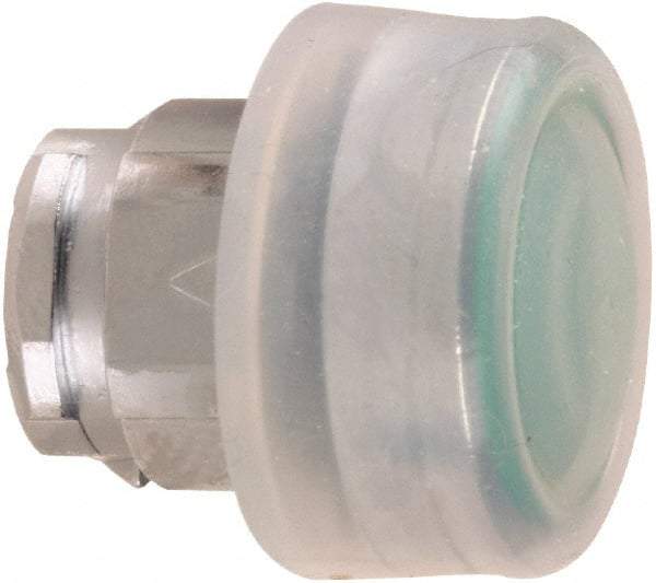 Schneider Electric - 22mm Mount Hole, Extended Straight, Pushbutton Switch Only - Round, Green Pushbutton, Nonilluminated, Momentary (MO) - Makers Industrial Supply