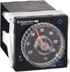 Schneider Electric - 300 hr Delay, Time Delay Relay - 5 Contact Amp, 24 to 240 VAC/VDC at 50/60 Hz - Makers Industrial Supply