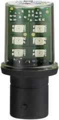 Schneider Electric - Red, Visible Signal Replacement LED Bulb - For Use with Beacon, Indicator Bank - Makers Industrial Supply