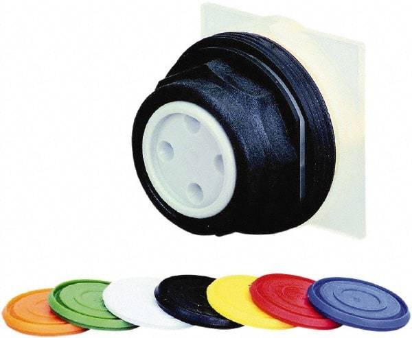 Schneider Electric - 30mm Mount Hole, Flush, Pushbutton Switch - Round, Multicolor Pushbutton, Momentary (MO) - Makers Industrial Supply