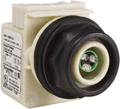 Schneider Electric - 120 V LED Indicating Light - Round Lens, Screw Clamp Connector, Corrosion Resistant, Dust Resistant, Oil Resistant - Makers Industrial Supply