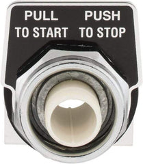 Schneider Electric - 30mm Mount Hole, Extended Straight, Pushbutton Switch Only - Maintained (MA) - Makers Industrial Supply