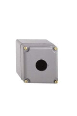 Schneider Electric - 1 Hole, 30mm Hole Diameter, Aluminum Pushbutton Switch Enclosure - 1, 3, 4, 6, 12, 13 NEMA Rated - Makers Industrial Supply