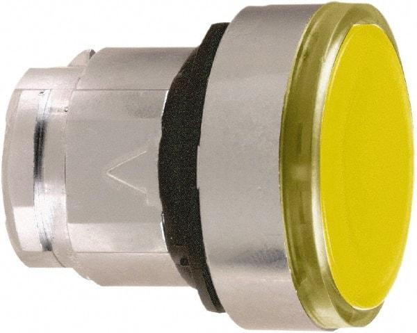 Schneider Electric - 22mm Mount Hole, Flush, Pushbutton Switch Only - Round, Orange Pushbutton, Nonilluminated, Momentary (MO) - Makers Industrial Supply