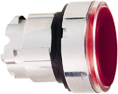 Schneider Electric - 22mm Mount Hole, Flush, Pushbutton Switch Only - Round, Red Pushbutton, Nonilluminated, Momentary (MO) - Makers Industrial Supply