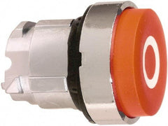 Schneider Electric - 22mm Mount Hole, Extended Straight, Pushbutton Switch Only - Round, Red Pushbutton, Nonilluminated, Momentary (MO) - Makers Industrial Supply