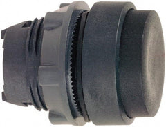 Schneider Electric - 22mm Mount Hole, Extended Straight, Pushbutton Switch Only - Round, Black Pushbutton, Nonilluminated, Momentary (MO) - Makers Industrial Supply