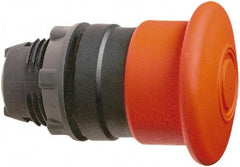 Schneider Electric - 22mm Mount Hole, Extended Mushroom Head, Pushbutton Switch Only - Round, Red Pushbutton, Maintained (MA), Momentary (MO) - Makers Industrial Supply