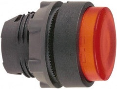 Schneider Electric - 22mm Mount Hole, Extended Straight, Pushbutton Switch Only - Round, Red Pushbutton, Illuminated, Momentary (MO) - Makers Industrial Supply