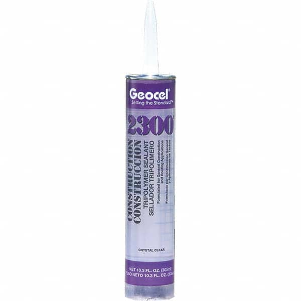 Geocel - 10.3 oz Tube Clear Tripolymer Sealant - Outdoor - Makers Industrial Supply