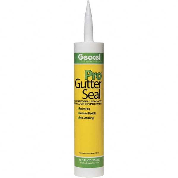 Geocel - 10.3 oz Cartridge Gray Scypolymer Seam Sealant - Outdoor - Makers Industrial Supply