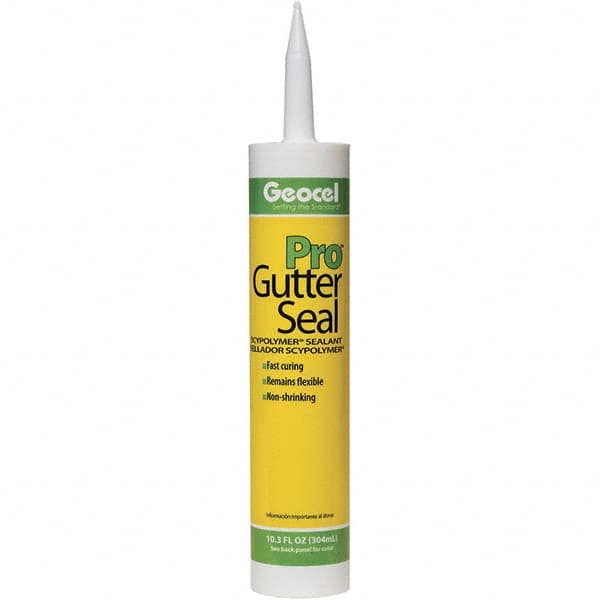 Geocel - 10.3 oz Cartridge White Scypolymer Seam Sealant - Outdoor - Makers Industrial Supply