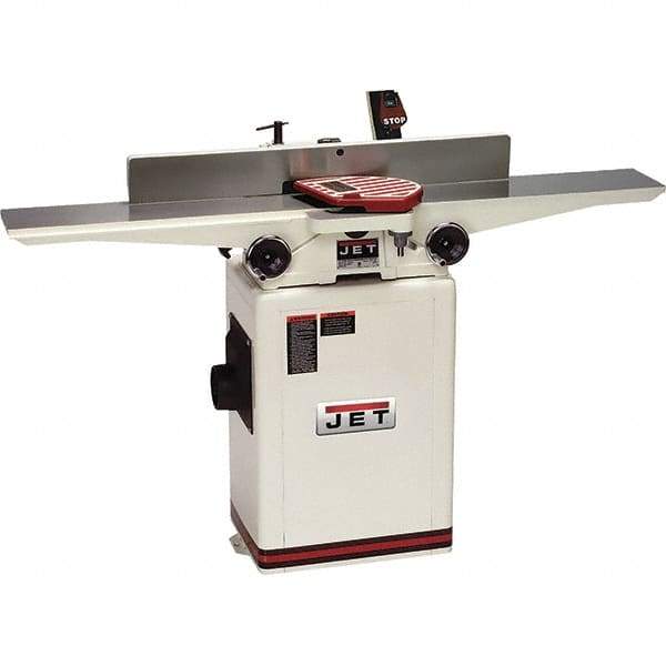 Jet - 6,000 RPM, 6-1/2" Cutting Width, 1/2" Cutting Depth, Jointer - 3-7/8" Fence Height, 32-3/8" Fence Length, 1 hp - Makers Industrial Supply