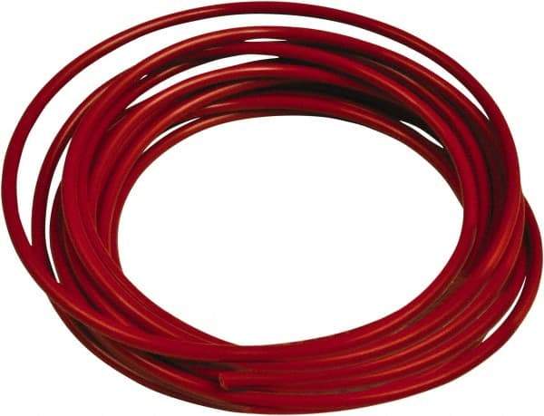 Acorn Engineering - 0.065" ID x 1/8" OD, 0.03" Wall Thickness, 10' Long, Polyethylene Tube - Red - Makers Industrial Supply