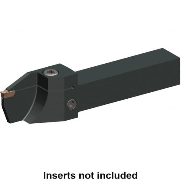 Kennametal - 26mm Max Depth, 4mm to 4mm Width, External Left Hand Indexable Grooving/Cutoff Toolholder - Exact Industrial Supply