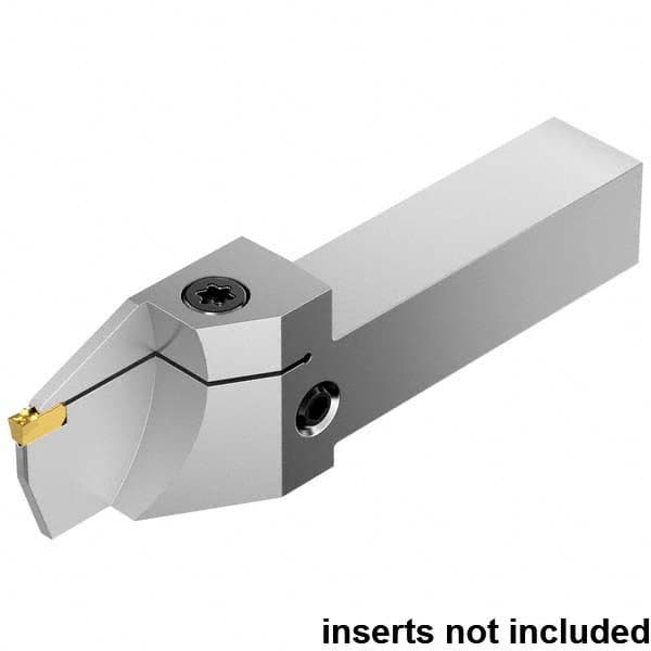 Kennametal - 16mm Max Depth, 4mm to 4mm Width, External Left Hand Indexable Grooving/Cutoff Toolholder - Exact Industrial Supply