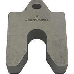 Maudlin Products - Metal Shim Stock Type: Slotted Shim Material: Stainless Steel - Makers Industrial Supply