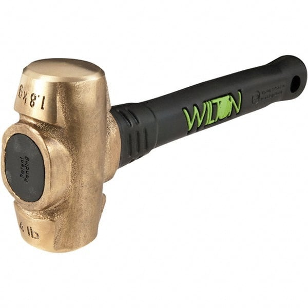 Wilton - Non-Sparking Hammers Tool Type: Brass Hammer Head Material: Brass - Makers Industrial Supply