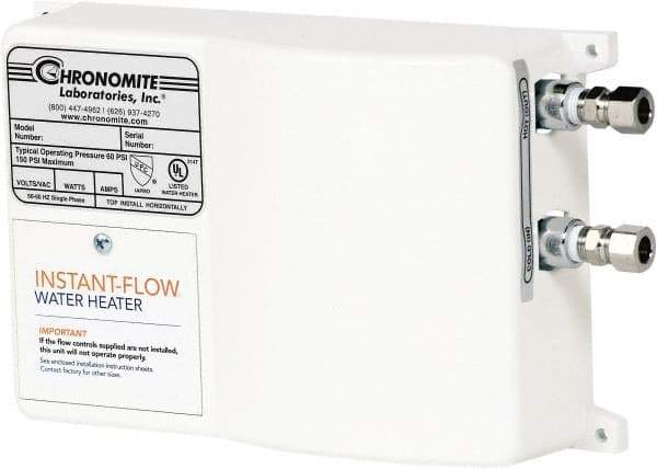 Chronomite - 120 Volt Electric Water Heater - 2.4 KW, 20 Amp, 12 Wire Gauge - Makers Industrial Supply