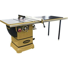 Jet - 10" Blade Diam, 5/8" Arbor Diam, 1 Phase Table Saw - 115/230 Volt, 3-1/8" Cutting Depth - Makers Industrial Supply