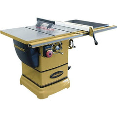Jet - 10" Blade Diam, 5/8" Arbor Diam, 1 Phase Table Saw - 115/230 Volt, 3-1/8" Cutting Depth - Makers Industrial Supply