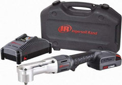 Ingersoll-Rand - 3/8" Drive 20 Volt Angled Cordless Impact Wrench & Ratchet - 1,900 RPM, 2,800 BPM, 180 Ft/Lb Torque, 1 Lithium-Ion Battery Included - Makers Industrial Supply