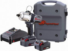 Ingersoll-Rand - 1/2" Drive 20 Volt Pistol Grip Cordless Impact Wrench & Ratchet - 1,900 RPM, 2,300 BPM, 780 Ft/Lb Torque, 2 Lithium-Ion Batteries Included - Makers Industrial Supply