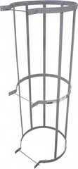 Cotterman - Ladder Modular Bolt-On Cage - Gray, Use with Uncaged Fixed Ladder - Makers Industrial Supply