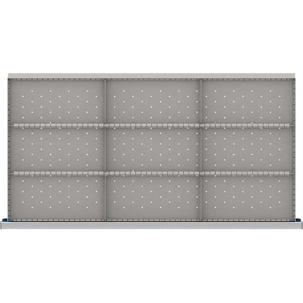 LISTA - 9-Compartment Drawer Divider Layout for 3.15" High Drawers - Makers Industrial Supply