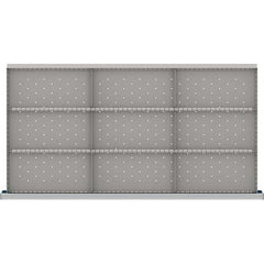 LISTA - 9-Compartment Drawer Divider Layout for 3.15" High Drawers - Makers Industrial Supply