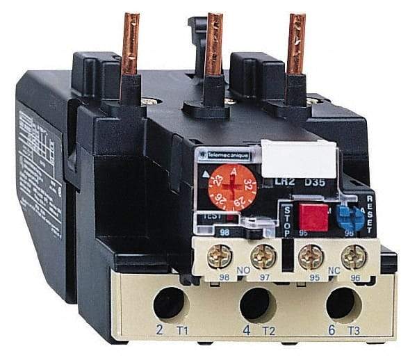 Schneider Electric - 30 to 40 Amp, 690 VAC, Thermal IEC Overload Relay - Trip Class 20, For Use with LC1D80 and LC1D95 - Makers Industrial Supply