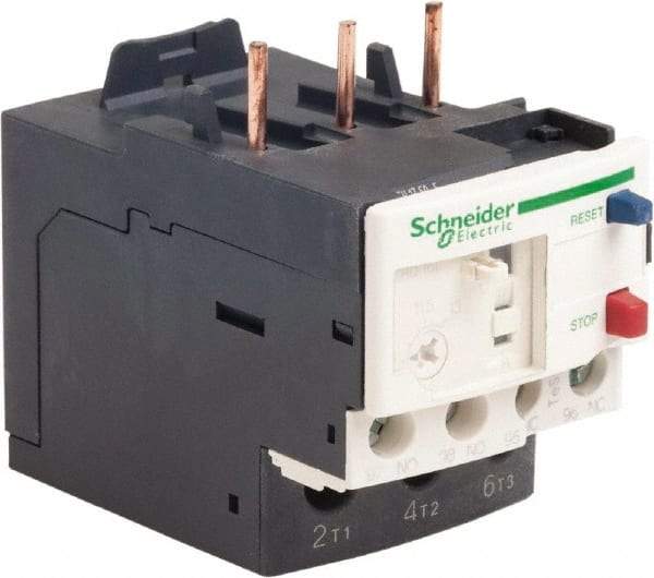 Schneider Electric - 3 Pole, NEMA Size 0-1, 9 to 13 Amp, 690 VAC, Thermal NEMA Overload Relay - Trip Class 20, For Use with LC1D12, LC1D18, LC1D25, LC1D32 and LC1D38 - Makers Industrial Supply